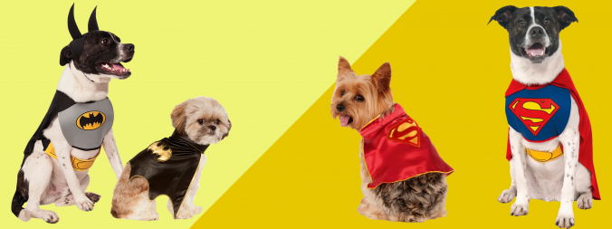 Superhelden Hundekostüme